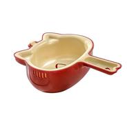 Draining Basket With Handle - Double Layer Drain Baskets | Cat Shaped Double Layer Ergonomic Handle | Kitchen Drain Bowls Basket For Strawberries Tomatoes Grapes Lettuce, Home Restaurant