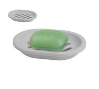 Draining Soap Dish - Travel Soap Container with Drip Tray Double Layer - Śoap Holder, Slotted Detachable Šoap Saver Case for Camping, Gym