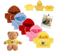 DRAJOIN Ropa Personalizada para Ositos de Peluche con Foto y Nombre, Ositos de Peluche 20-40 cm, Ropa Personalizada para Muñecos Haz tu Propia Camisa