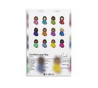Drak - Póster impermeable con texto en inglés «Certified Lover Boy» de Drake, para decoración de pared o dormitorio, ideal como regalo para regalar a personas (50 x 75 cm)