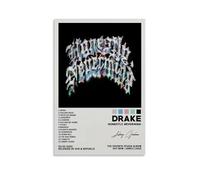 Drake-HonestlyNeverMind - Póster de moda con portada de álbum de música en lienzo para decoración de pared, 40 x 60 cm, estilo sin marco, 1