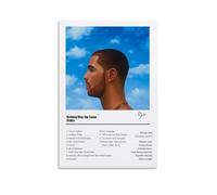 Drake-NORTHING WAS THE MISAME - Póster de moda con portada de álbum de música, lienzo para decoración de pared, 50 x 75 cm, estilo sin marco