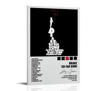Drake-SO FAR GONE - Póster de álbum de música de moda para decoración de pared, 50 x 75 cm, estilo marco