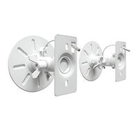 Drall 2 Soportes de Pared universales para Altavoces de hasta 15 kg - inclinables giratorios - Soporte de Altavoz para Montaje en Techo Montaje en Pared - Blanco Modelo: BS9W
