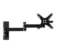 Drall Monitor Soporte de Pared Plateado, Blanco o Negro TFT/LCD/LED TV para PC Televisor de Pantalla Plana 19-31 Pulgadas VESA 75 100 Modelo: L52VA, Color:Negro