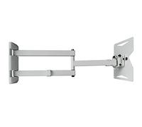 Drall Soporte de Pared para Monitor de TV Blanco, Giratorio, inclinable y Extensible hasta 60 cm VESA 75 100 200x100 200 Modelo: WHW-10