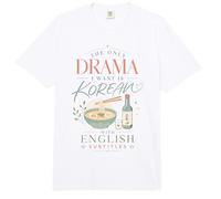 Drama Coreano K Drama Subtítulos en inglés Ramen Soju Comfort Colors Adult Heavyweight T-Shirt