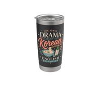 Drama coreano Kdrama Subtítulos en inglés Korea Fan Vaso térmico de acero inoxidable de doble pared