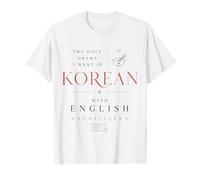 Drama Coreano Subtítulos en inglés Kdrama Humor Fan Camiseta