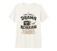 Drama Coreano Subtítulos en inglés Kdrama Retro TV Fan Camiseta Premium