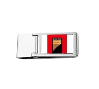 Drama Human Spiritual Wealth - Billetera de bolsillo con clip de acero inoxidable