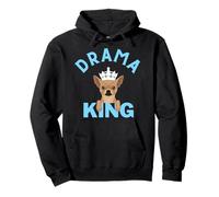 Drama King Chihuahua Divertido Perro Dicho Sudadera con Capucha