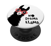 Drama Llama, Only You Can Prevent Drama, Cool Llama Quotes PopSockets PopGrip Adhesivo