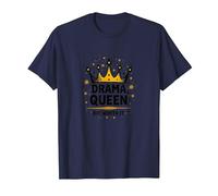 Drama Queen But Worth It Crown - Cita Divertida y atrevida Camiseta, Hombre, Azul Marino, 3XL