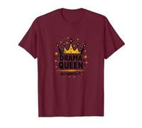 Drama Queen But Worth It Crown - Cita Divertida y atrevida Camiseta, Hombre, Granate, XL