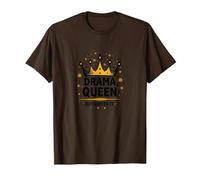 Drama Queen But Worth It Crown - Cita Divertida y atrevida Camiseta, Hombre, Marrón, L