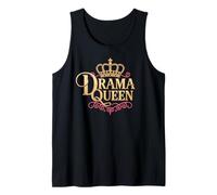 Drama Queen Reina Princesa Autoestima Mujeres Fuertes Camiseta sin Mangas