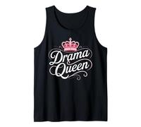 Drama Queen Reina Princesa Autoestima Mujeres Fuertes Camiseta sin Mangas