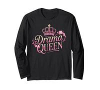 Drama Queen Reina Princesa Autoestima Mujeres Fuertes Manga Larga