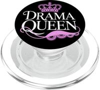 Drama Queen Reina Princesa Autoestima Mujeres Fuertes PopSockets PopGrip para MagSafe
