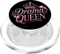 Drama Queen Reina Princesa Autoestima Mujeres Fuertes PopSockets PopGrip para MagSafe
