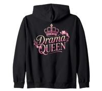 Drama Queen Reina Princesa Autoestima Mujeres Fuertes Sudadera con Capucha