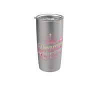 Drama Queen Reina Princesa Autoestima Mujeres Fuertes Vaso térmico de acero inoxidable de doble pared