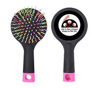 Dramatic Life Ups Downs Art Deco Fashion Salon - Cepillo para desenredar el cabello, base de cojín