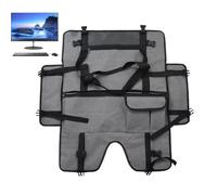 Dranng Funda Transporte Monitor,Estuche De Transporte Ajustable para Pantalla - Bolsillo Ajustable con Forro De Franela para Pantalla Teclado Ratón Y Accesorios