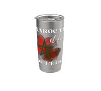 Drapeau Maroc Marocain et fièr de l'être Maroc Vaso térmico de acero inoxidable de doble pared