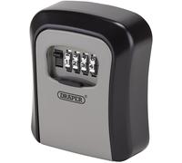 Draper 03387 4 Digitos Combinación Cerradura Montaje de Pared Llave Caja - 03387