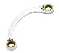 Draper 03936 Expert HI-TORQ - Llave de media luna con trinquete de doble anillo, 15 x 17 mm