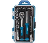 Draper 04777 Cierre Rápido Rachet-Socket Set 0.6cm Orificio (35 Piezas) - 04777