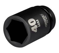 Draper 08511 Alta Torsión Impacto Profundo Enchufe, 2.5cm Cuadrado Dr. 40mm