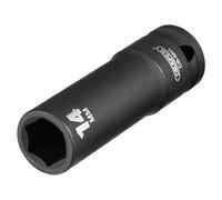 Draper 14mm Profundo Toma de Impacto 1.3cm Dr 6 Punto Hex Acero Al Cromo Vanadio