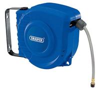 Draper 15047 - Carrete retráctil para manguera de aire, 31,8 x 16,6 x 27,4 cm, color azul