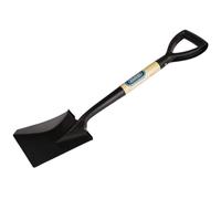 Draper 15072 Mini pala de punta redonda con mango de madera, negro, 15073, 0V