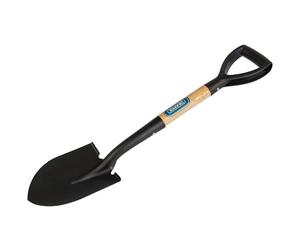 Draper 15072 Redondo Punto Mini Pala Con Madera Eje