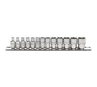 Draper 16487 1/4 pulgadas de carril de metal, 13 piezas