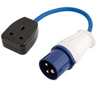 Draper 17573 16 A cable adaptador de 13 a, 230 V, multicolor