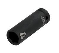 Draper 17mm Profundo Toma de Impacto 1.3cm Dr 6 Punto Hex Acero Al Cromo Vanadio