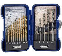 Draper 18551 - Set de brocas combinadas (17 unidades de diferentes tamaños)