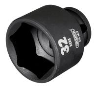 Draper 20189 Hi-TORQ - Llave de vaso de impacto, 1/2 pulgada cuadrada Dr., 32 mm