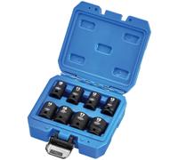 Draper 20203 Alta Torsión Métrico Impacto Enchufe Set, 1cm Cuadrado Dr.8 Piezas