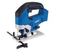 Draper 20V sin Escobillas Jigsaw Solo Herramienta Aberturas 25mm Bisel Ángulo
