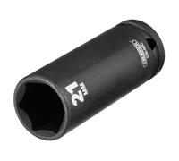 Draper 21mm Profundo Toma de Impacto 1.3cm Dr 6 Punto Hex Acero Al Cromo Vanadio