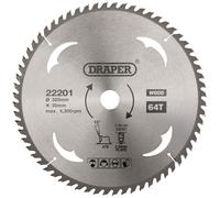 Draper 22201 Lámina De Sierra Circular Del TCT para Madera, 305 x 30mm, 64T