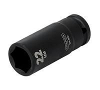 Draper 22mm Profundo Toma de Impacto 1.3cm Dr 6 Punto Hex Acero Al Cromo Vanadio