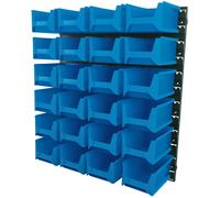 Draper 24 Papelera Pared Almacenaje Unidad Grande Plástico Tamaño 102 x 160 x