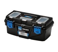 Draper 24194 Caja de herramientas de plástico con bandeja de mano, 13 pulgadas